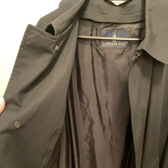 EUC LONDON FOG Men's Durham Rain Coat with Zip-Out Body 44 Short - Picture 8 of 14